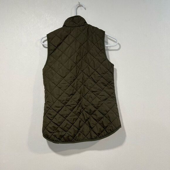 Old Navy Quilted Puffer Vest – Olive Green, Size XS - Picture 2 of 4